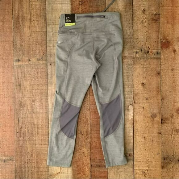 Nike women’s running Capri leggings with mesh and pockets in gray - XS - Picture 5 of 11